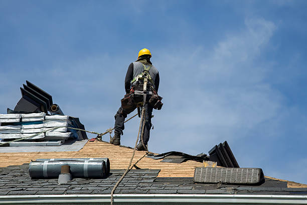 Professional Flat Roof Repair technician working in West Branch, IA